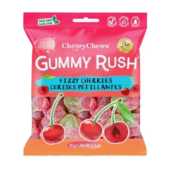 Gummy Rush Fizzy Cherris ( Halal )