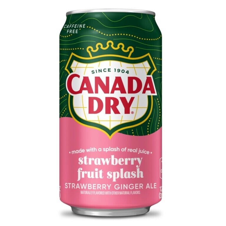 Canada Dry Strawberry Fruit Splash Ginger 355ml