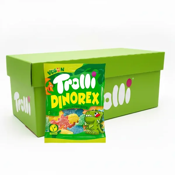 Trolli Dino Rex Veggie zakje (18x 200g)