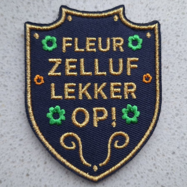 Fleur zelluf lekker op