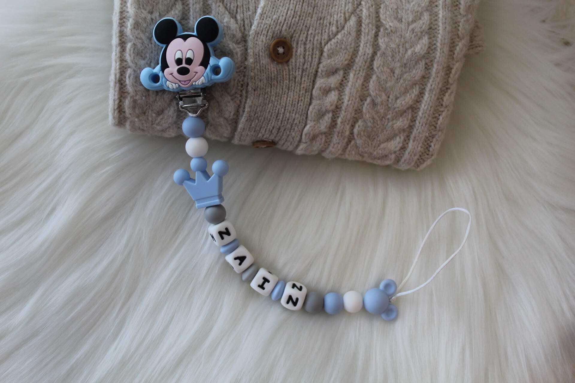 Mickey Light Blue Dummy Clip