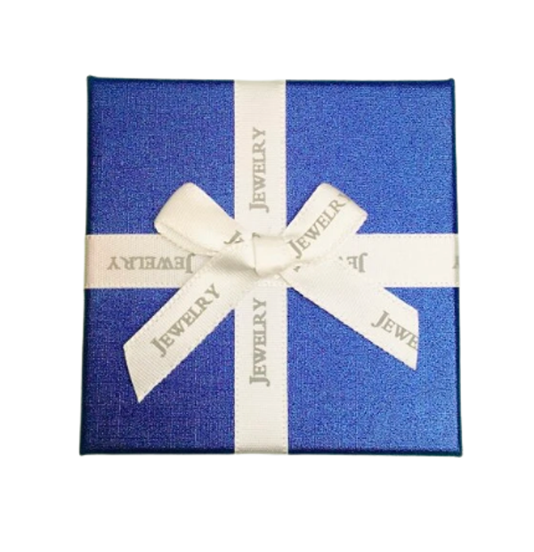 Blauw sieradendoosje