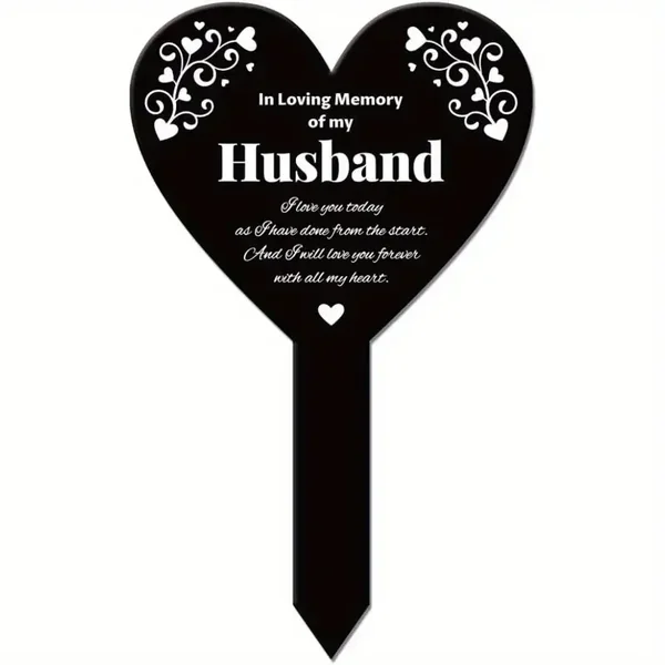 In loving memory of husband