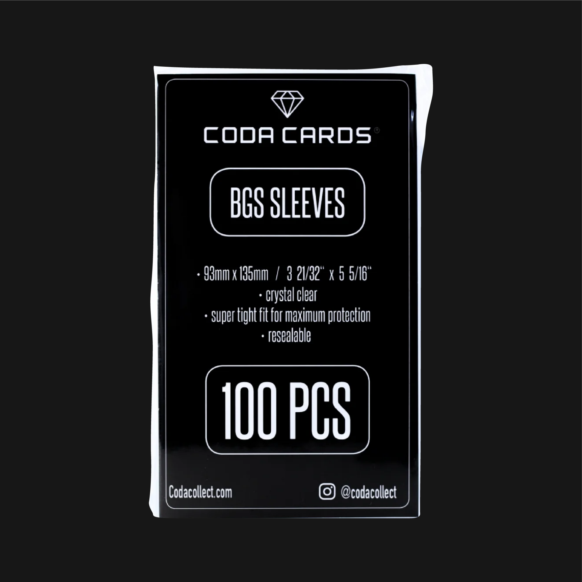 Coda Collect Becket Sleeves (100 stuks)
