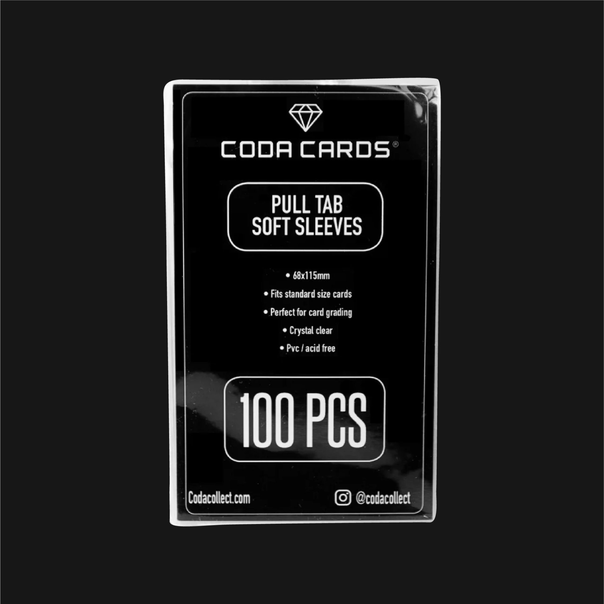 Coda Collect Pull Tab Soft Sleeves (100 stuks)