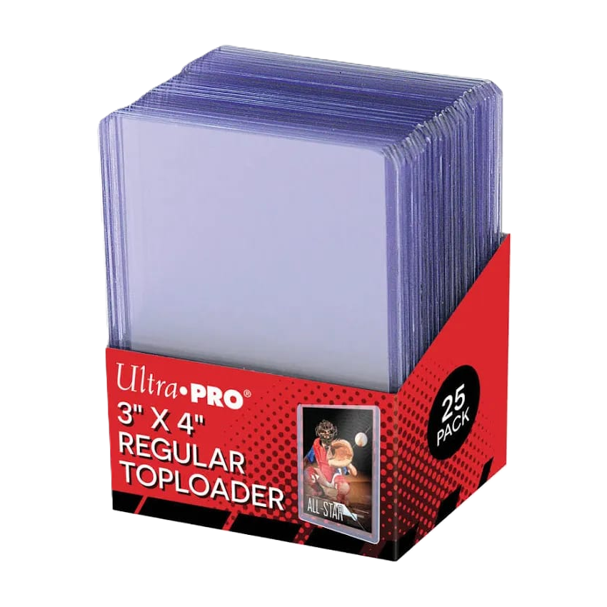 Ultra Pro 3" x 4" Clear Regular Toploaders