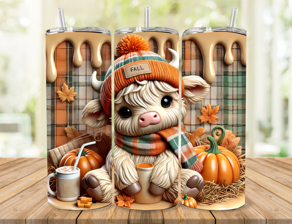 Highland Cow Tumbler