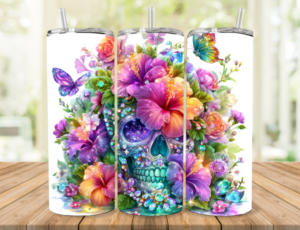 Sugar Skull Tumbler