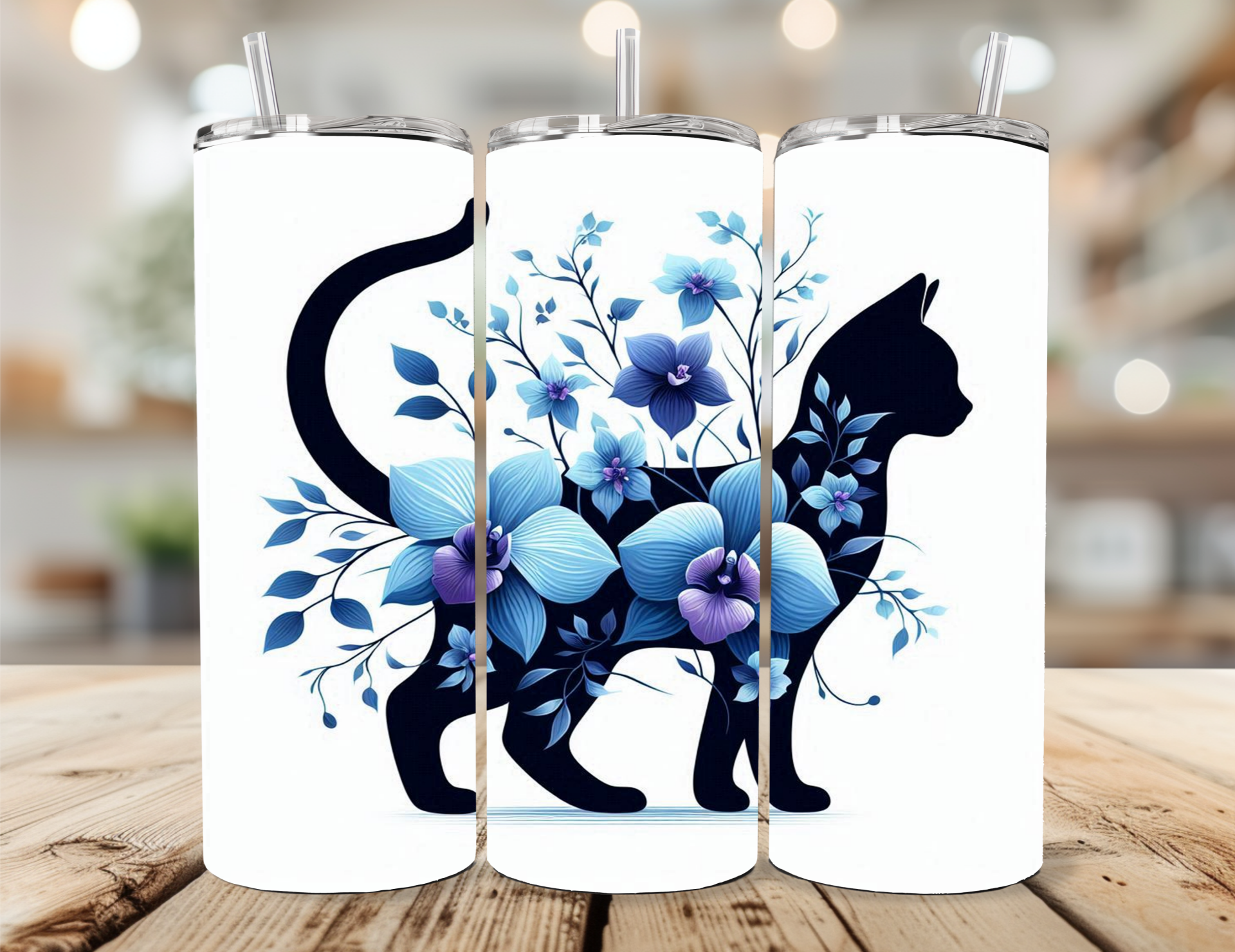 Black Cat Tumbler