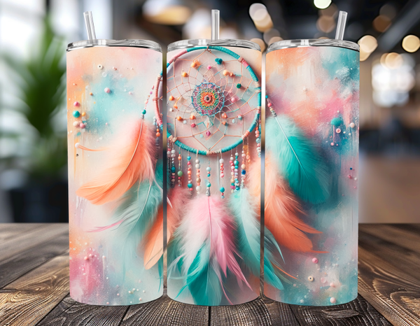 Feather Dreamcatcher Tumbler