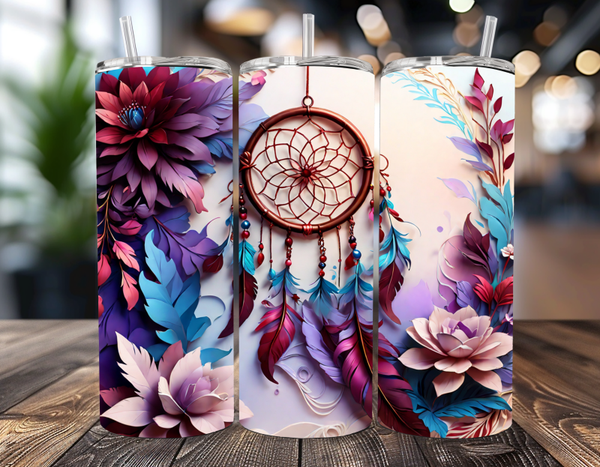 Feather Dreamcatcher Tumbler