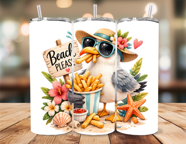 Beach Please Tumbler