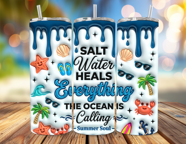 Salt Water Heals Tumbler