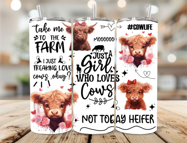 Highland Cow Tumbler
