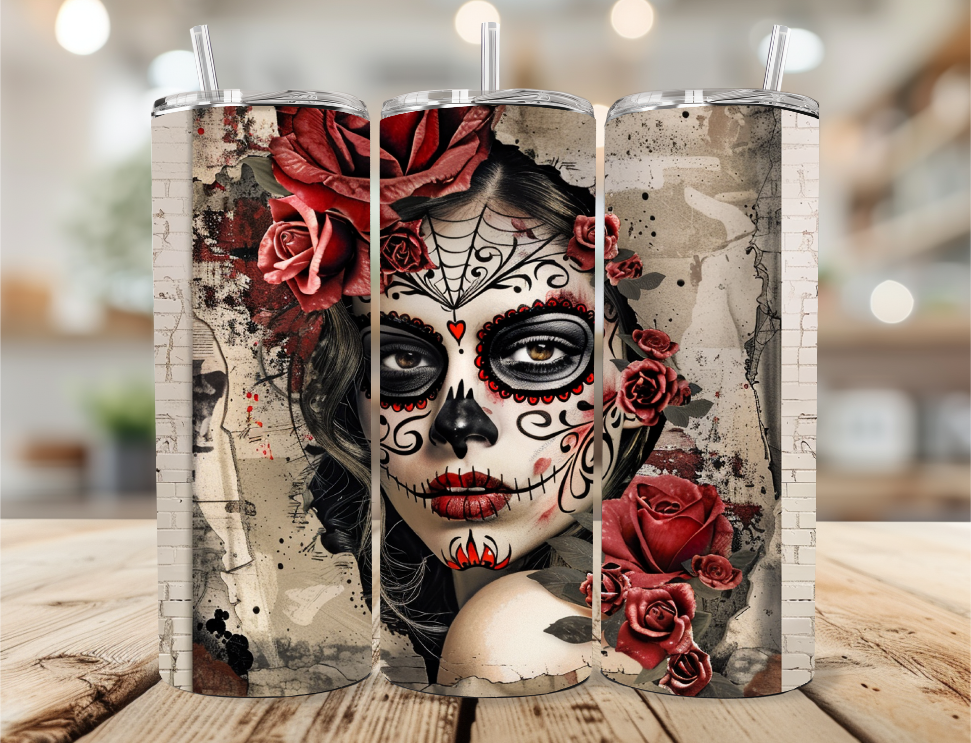 Sugar Skull Girl Tumbler
