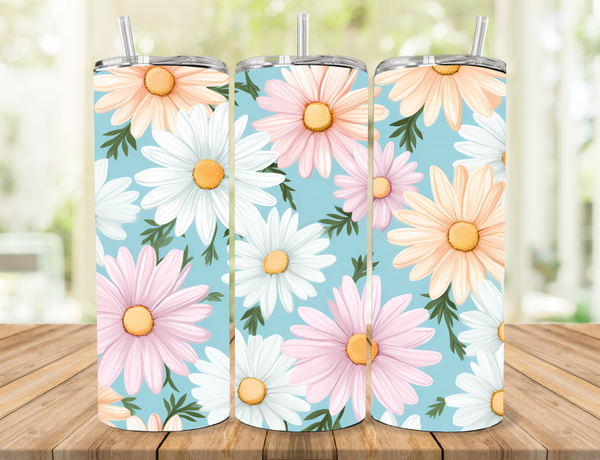Daisy Flower Tumbler
