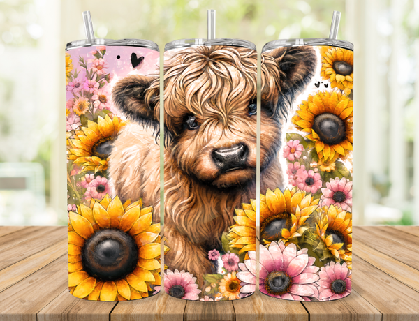 Highland Cow Tumbler