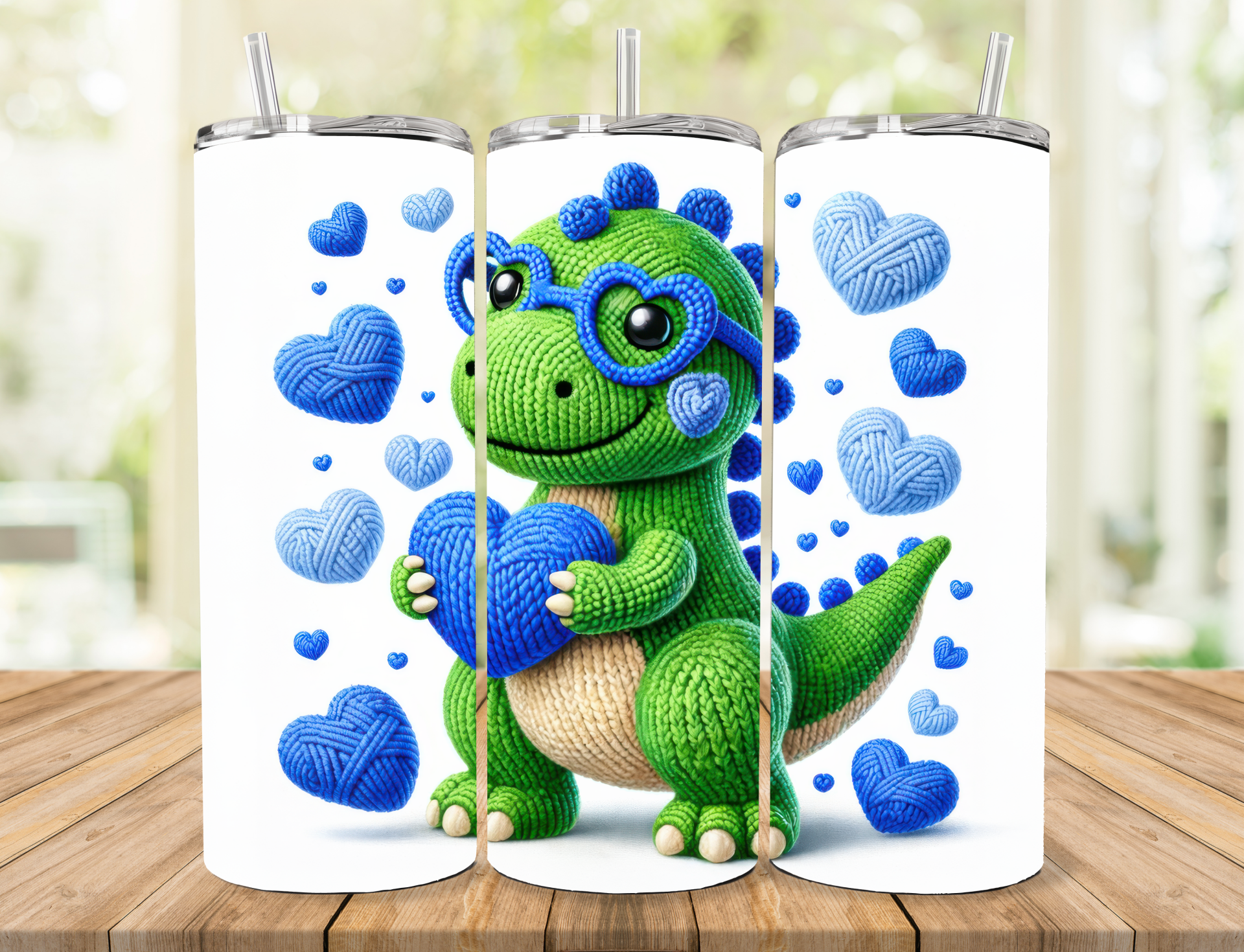 Dinosaur Heart Tumbler