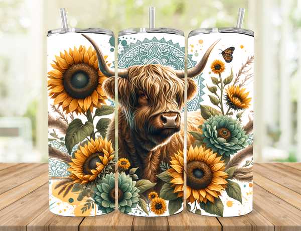 Highland Cow Tumbler