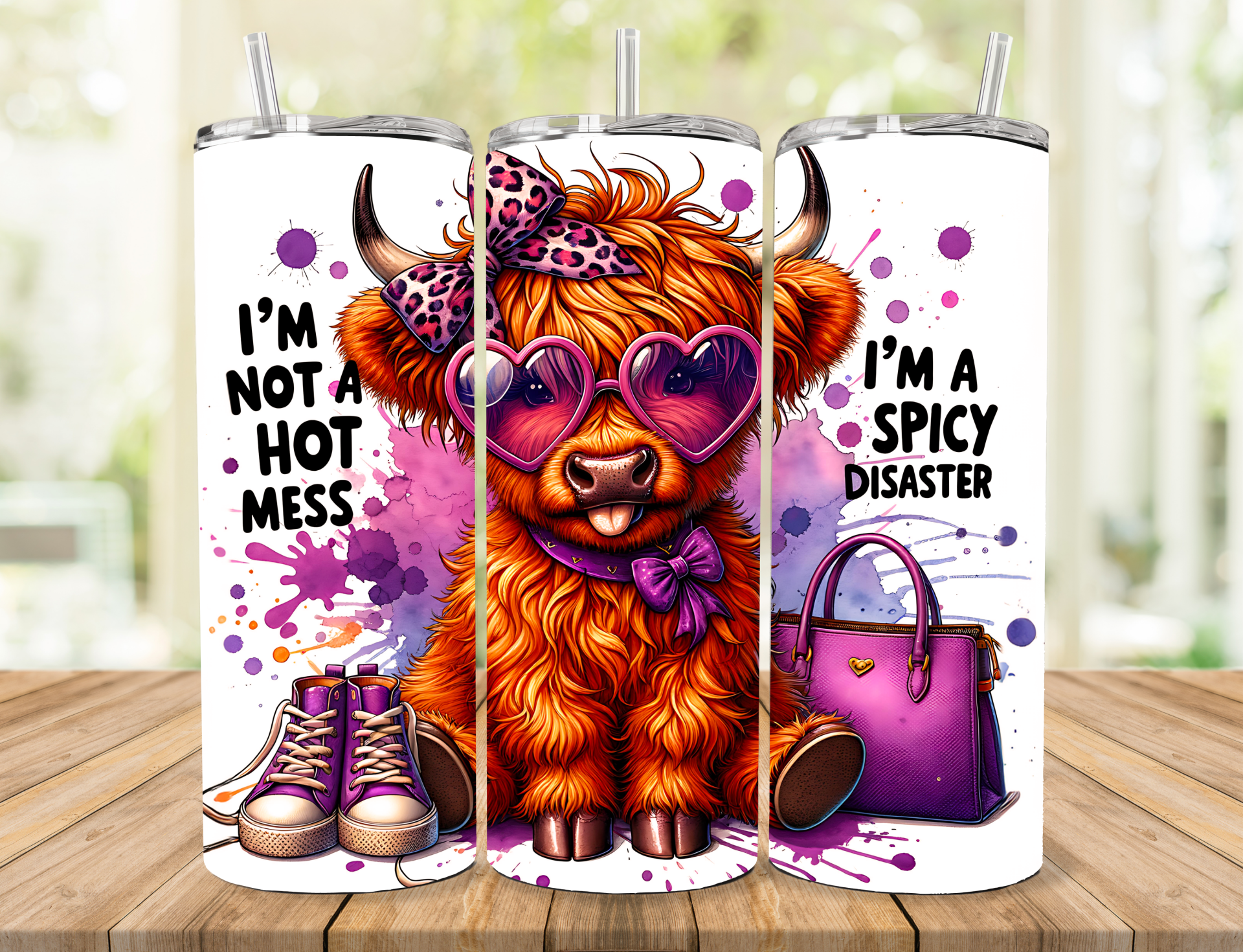 Highland Cow Tumbler