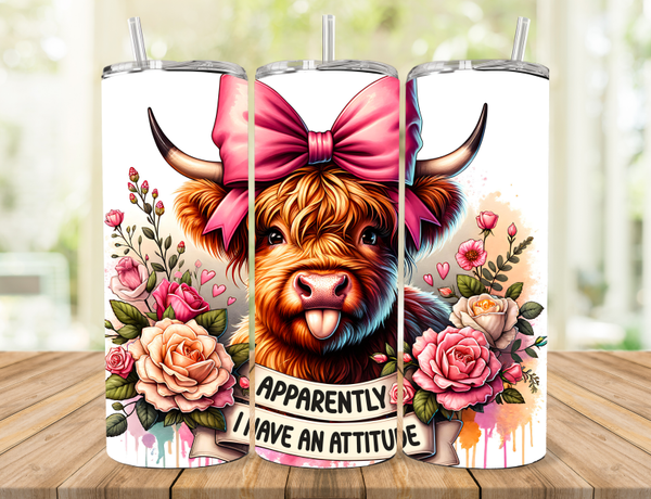 Highland Cow Tumbler
