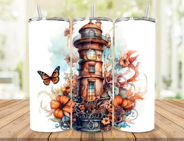 Steampunk Lighthouse Tumbler