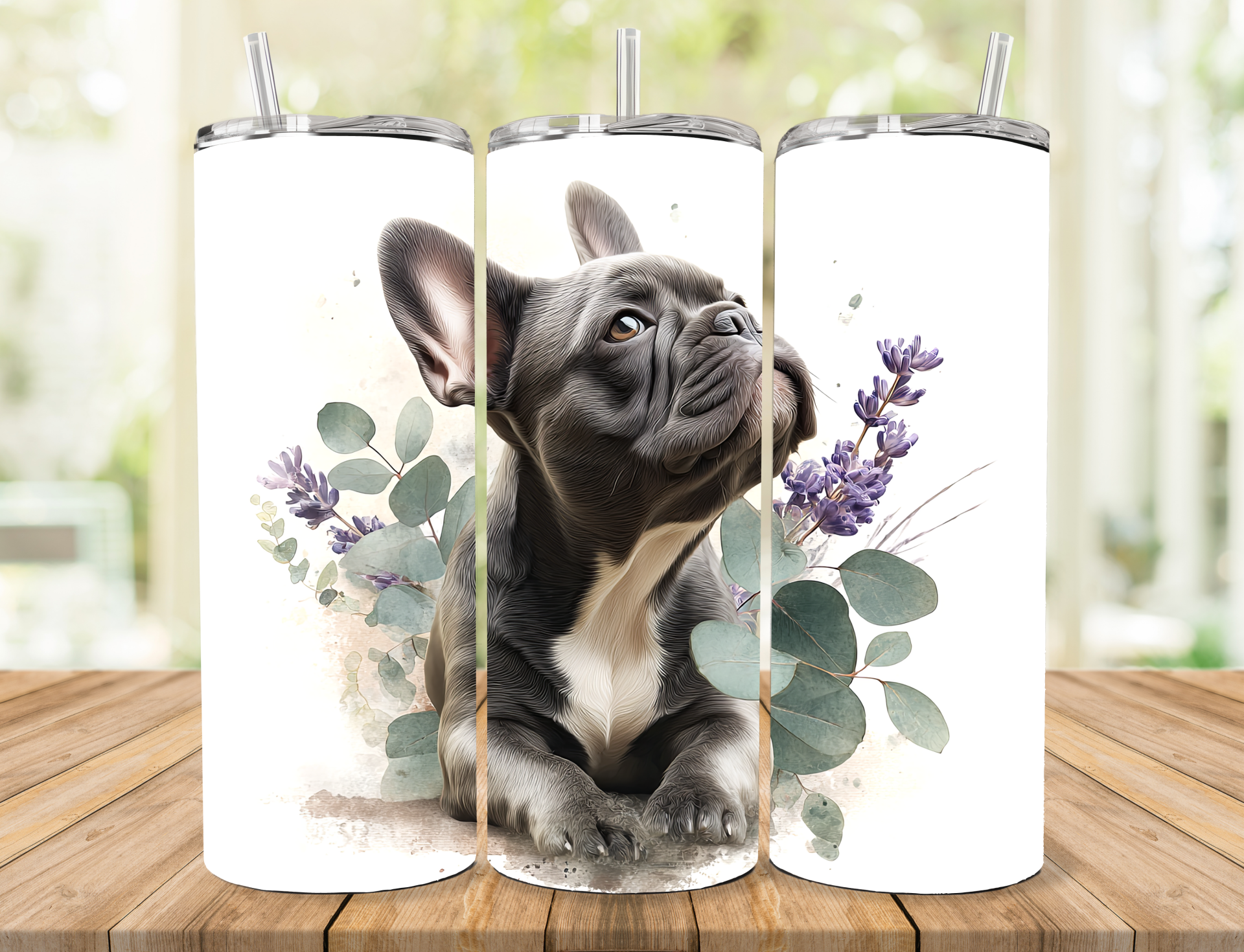 French Bull Dog Tumbler