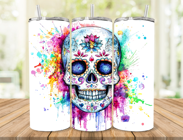 Sugar Skull Tumbler