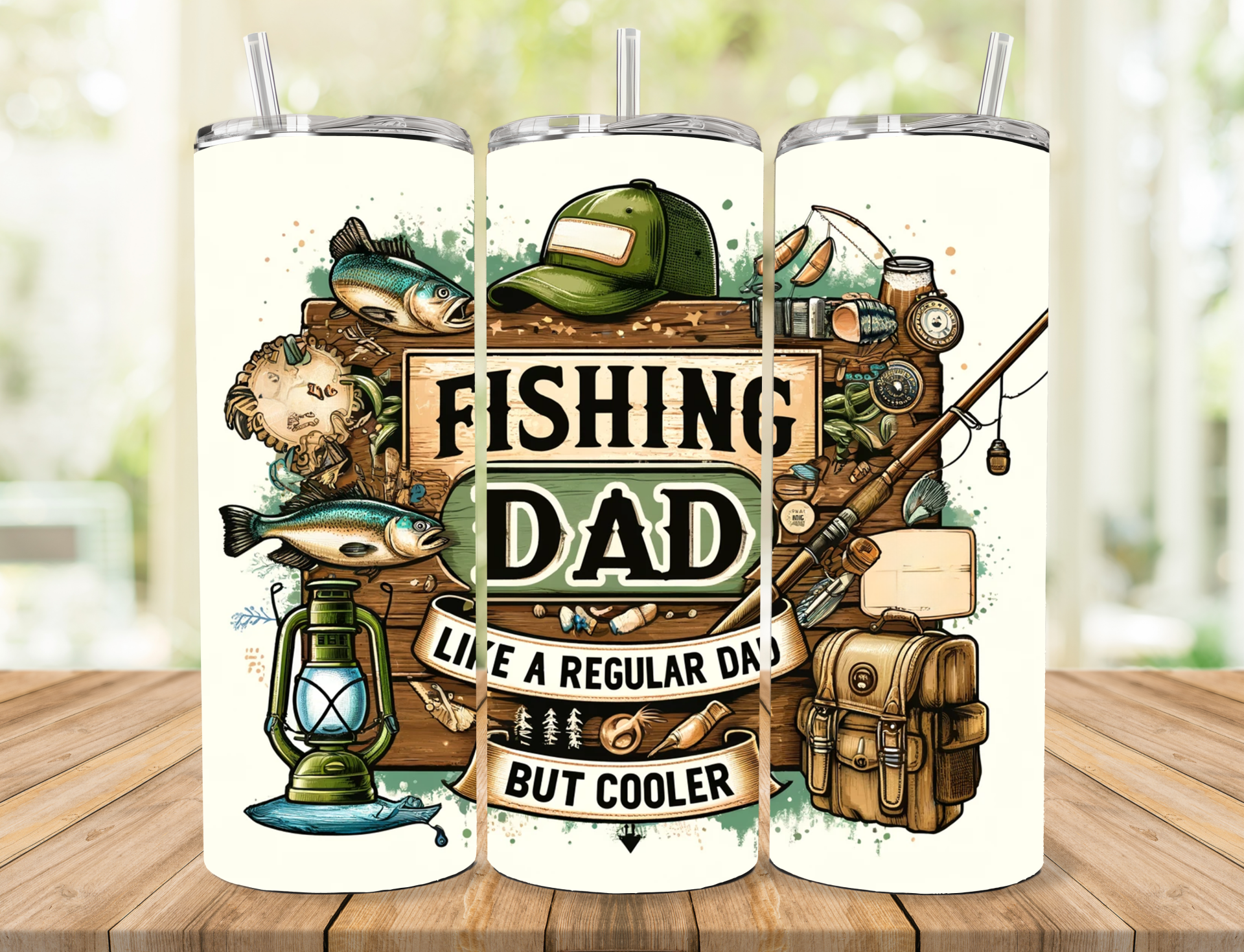 Dad Fishing Tumbler