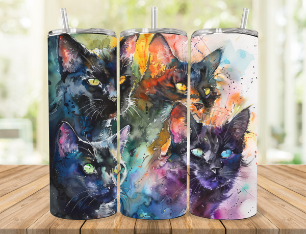 Black Cats Tumbler