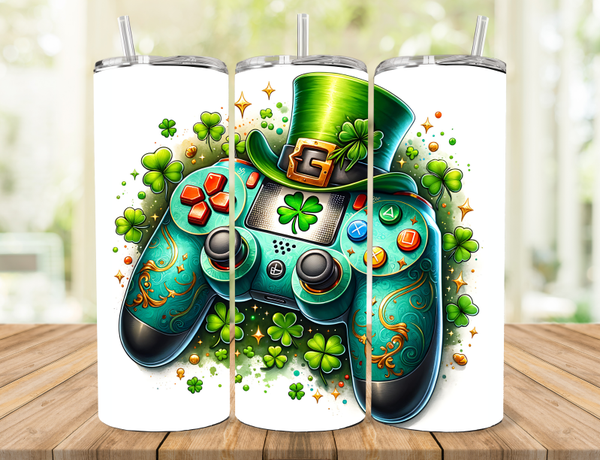 Gamer St. Patrick's Day Tumbler
