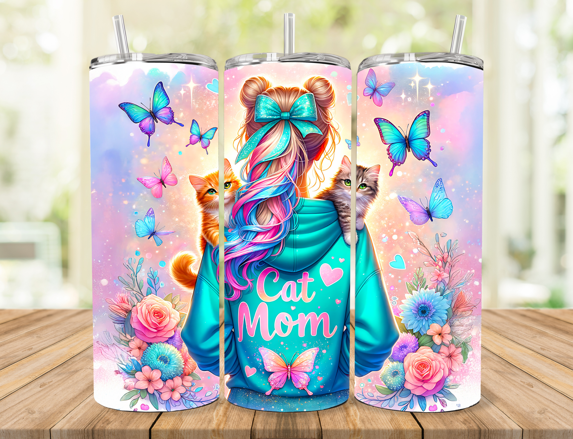 Cat Mom Tumbler