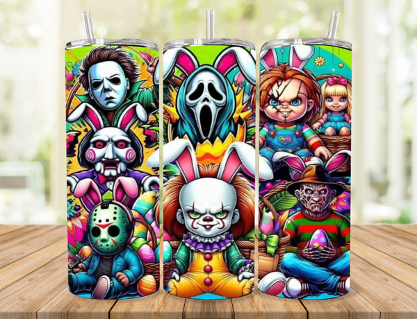 Horror Friends Easter Tumbler