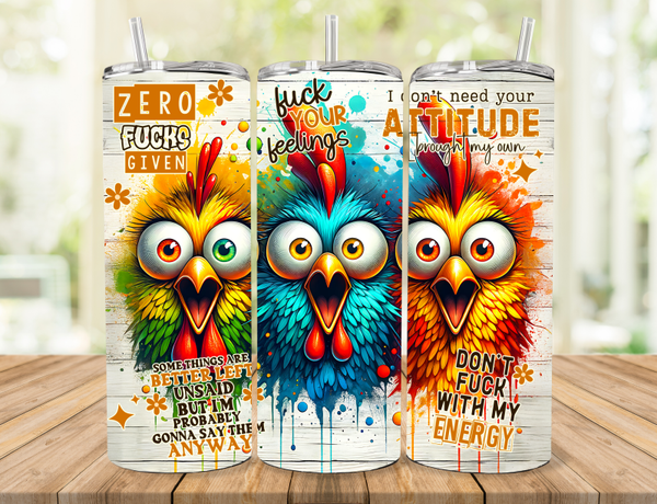 Humor Chicken Tumbler