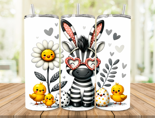 Bunny Zebra Tumbler