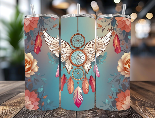 Feather Dreamcatcher Tumbler