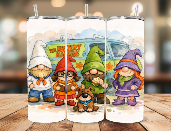 Gnome Mystery Gang Tumbler
