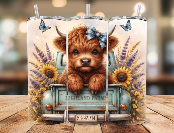 Highland Cow Tumbler