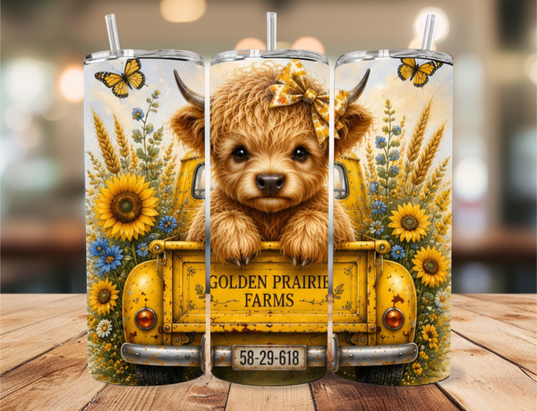 Highland Cow Tumbler