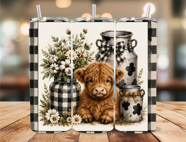 Highland Cow Tumbler