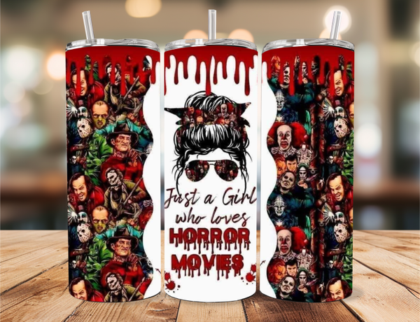 Just A Girl Tumbler