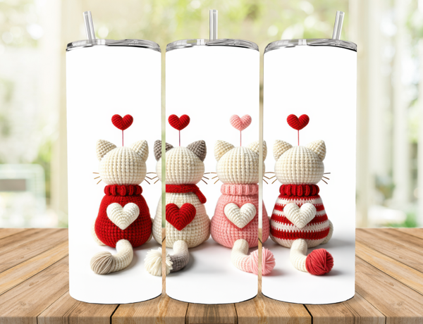 Cats Heart Tumbler