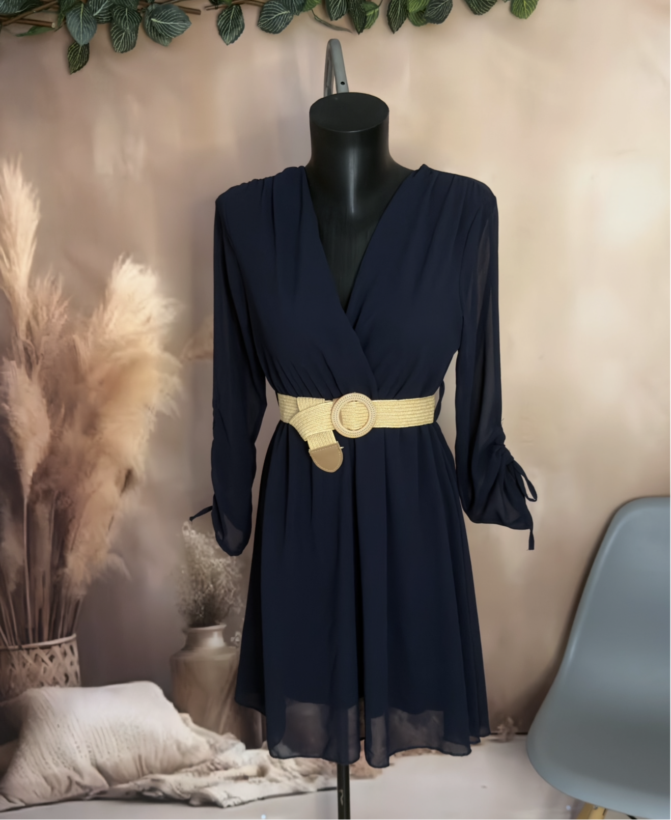 Robe patineuse DIANEA - Bleu Marine