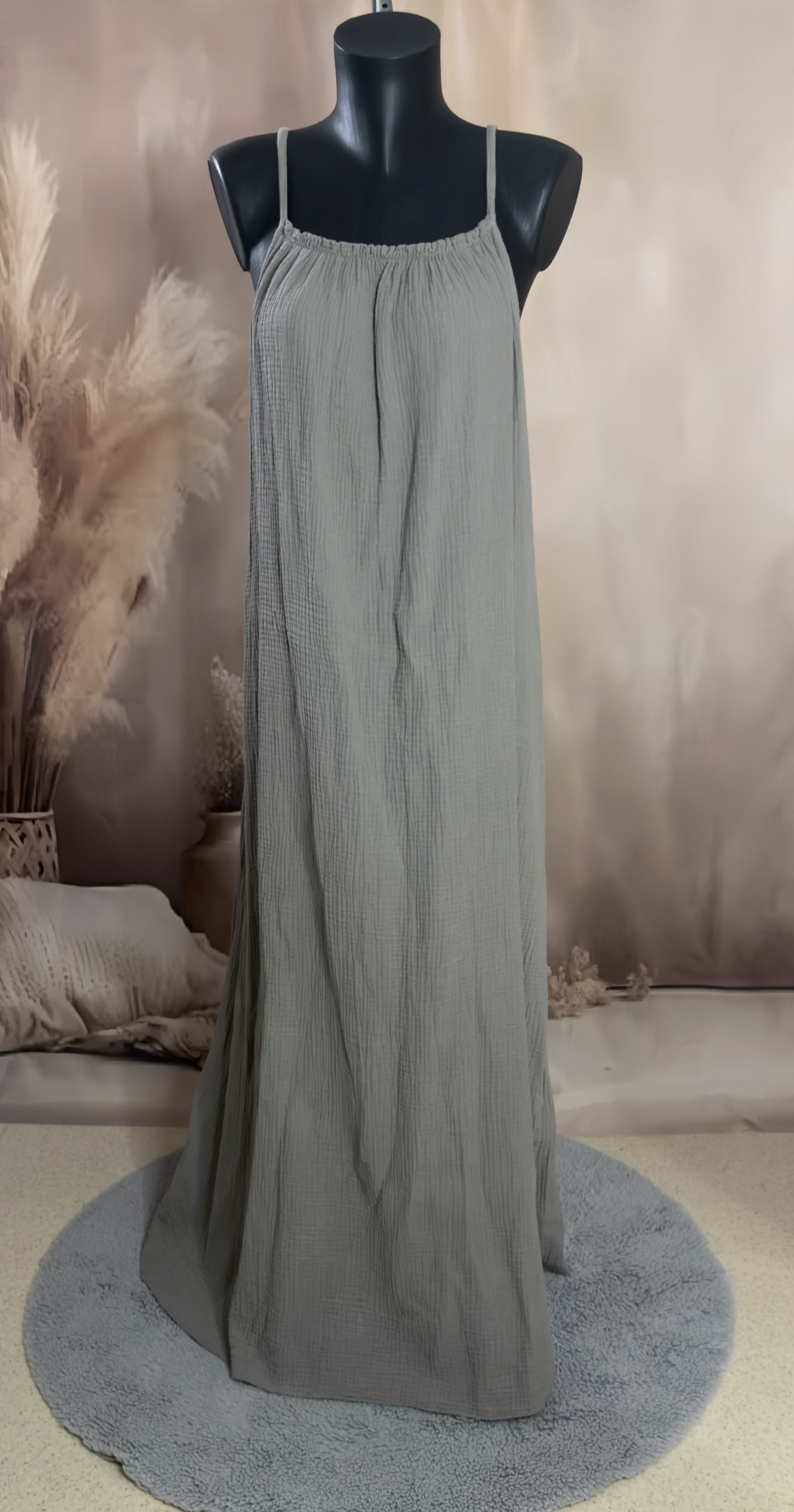 Robe longue PRISCILLA en Gaze de coton - Style bohème chic
