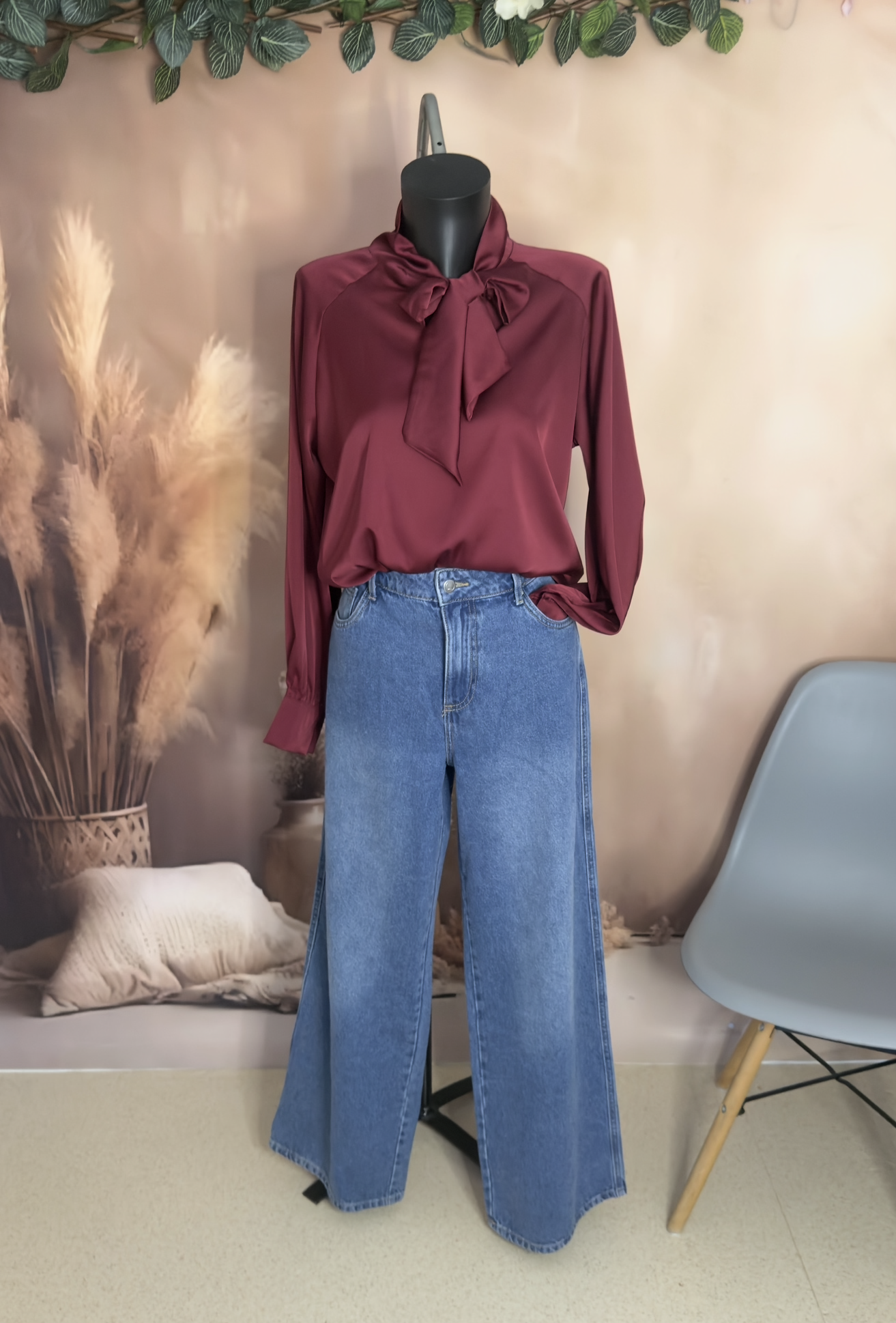 Blouse SEYLLIA - Manches chemise  - Taille Unique du 36 au 40