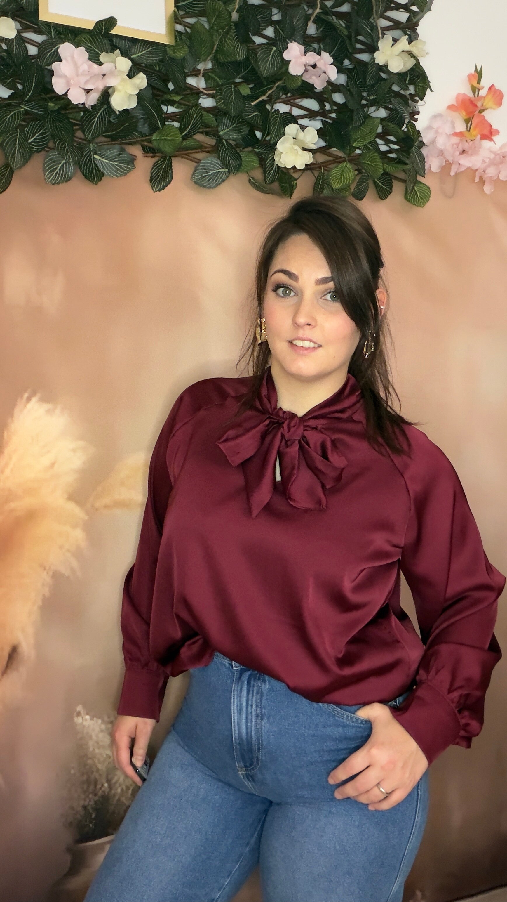 Blouse SEYLLIA - Manches chemise  - Taille Unique du 36 au 40