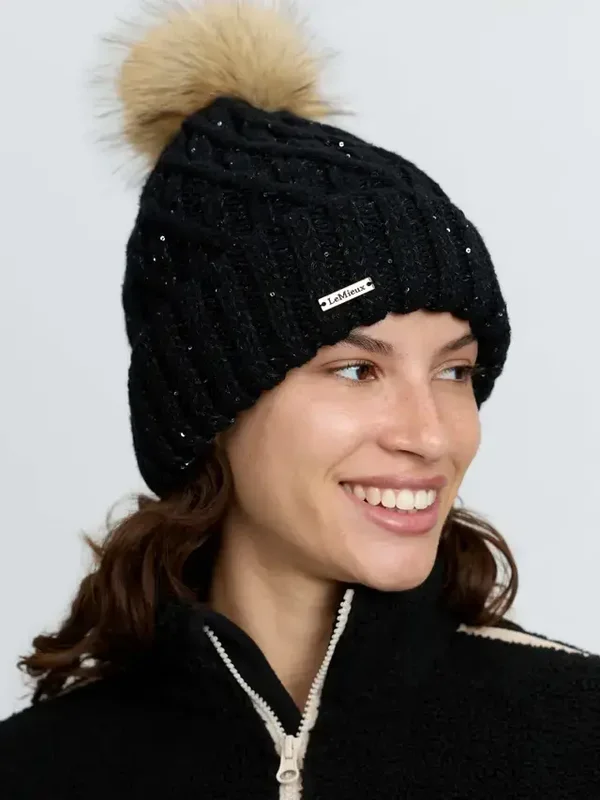 LeMieux bernie sequin beanie