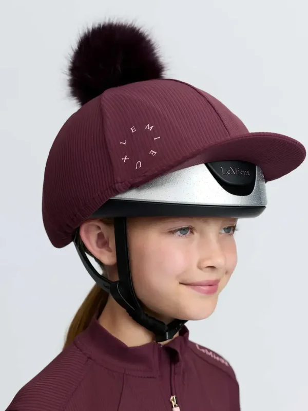 LeMieux - ribbed hat silk bramble
