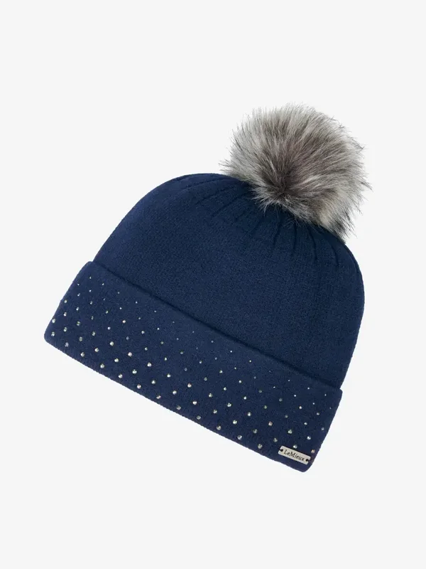 LeMieux sparkle beanie navy