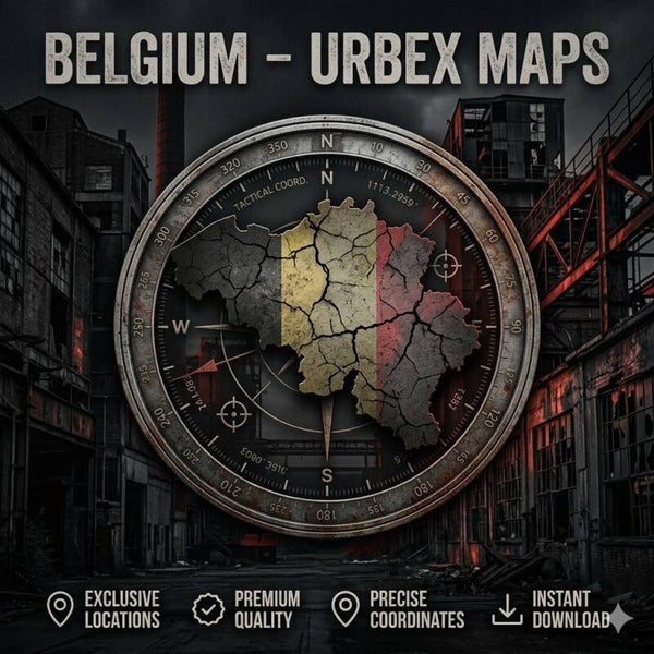 Belgium map 4.000+ locations